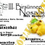 IX. Noszvaj Birsünnep, Birs fesztivál 2019