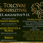X. Tolcsvai Borfesztivál 2013. augusztus 9-11.
